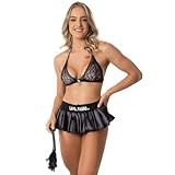 Conjunto Lingerie Luxo Mini Fantasia Sensual Sexy Diarista