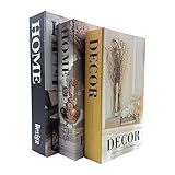 Conjunto Livro Decorativo Caixa Fake Home