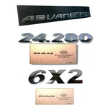 Conjunto Logotipo 24280 Advantech 6x2 Vw Constellation