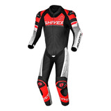 Conjunto Macacao Moto Couro Vermelho Tipo Texx Orig Corsa