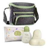 Conjunto Mamãe Bebê E Mini Bolsa Maternidade Natura