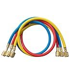 Conjunto Mangueiras Manifold R410a 90cm R410 R32 R407c R22 5-16- SAE