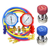 Conjunto Manifold Automotivo Engates Rápido Alta E Baixa