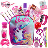 Conjunto Maquiagem Infantil Relógio Mochila Barbie