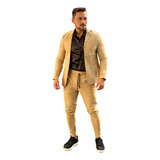 Conjunto Masculino Blazer Calça Terninho Slim Moda Social