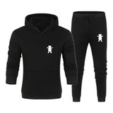 Conjunto Masculino Moletom Urso Niki Unissex Skate Ofertasso