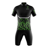 Conjunto Masculino Uniforme Ciclista Roupa Ciclista Monster