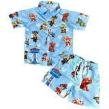 Conjunto Mauricinho Tematico Infantil Menino Varios