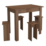 Conjunto Mesa E 4 Bancos Nova Mobile Montana