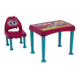 Conjunto Mesa E Cadeira Infantil Monster