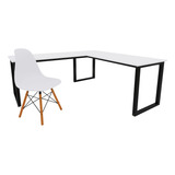 Conjunto Mesa Escritório P Reunião 150x150 Minimalista