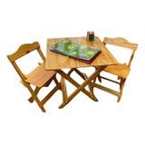 Conjunto Mesa Mesinha E 2 Cadeiras Teen Infantil Cor Preta