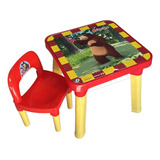 Conjunto Mesa Mesinha E Cadeira Infantil Menino Menina Linda