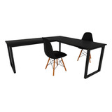 Conjunto Mesa P Reunião P Cozinha Gourmet Multiuso