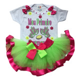 Conjunto Meu Primeiro Carnaval Infantil Menina Bebe Folia