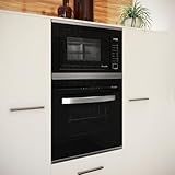 Conjunto Micro Ondas De Embutir 25l E Forno Elétrico Digital De Embutir 68l Mueller Preto