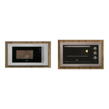 Conjunto Micro ondas E Forno De Embutir Fit Line 220v