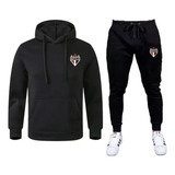 Conjunto Moletom Flanelada São Paulo Futebol Alta Qualidade