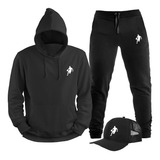 Conjunto Moletom G1 g5 Plus Size Basquete Dibre Calça E Boné