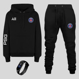 Conjunto Moletom Infantil relógio Prova D água Psg Frio