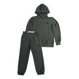 Conjunto Moletom Levis Infantil Bordado C Capuz Dark Shadow