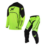 Conjunto Motocross Kit Calça Camisa Mattos Racing Sax