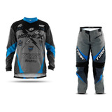 Conjunto Motocross Trilha Kit Camisa   Calça Insane X Nfe