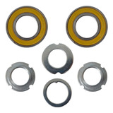 Conjunto Movimento Bicicleta Central 50mm Rolamento Bike