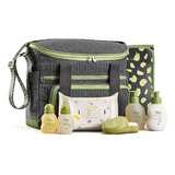Conjunto Natura Mamãe E Bebê Bolsa Com Trocador Essenciais