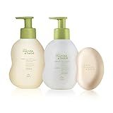 Conjunto Natura Mamãe E Bebê Tradicional - Ritual De Banho Cuidados Iniciais Shampoo - Condicionador - Sabonete