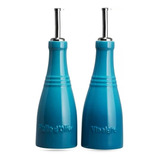 Conjunto Óleo E Vinagre Cerâmica 17cm Le Creuset Azul Caribe