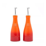 Conjunto Óleo E Vinagre Cerâmica 17cm Le Creuset Laranja