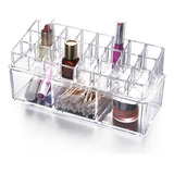 Conjunto Organizador De Cosméticos Porta Batom Acrílico