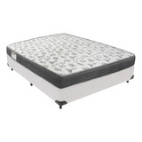 Conjunto Ortobom Iso100 D33 Casal Com Box Branco