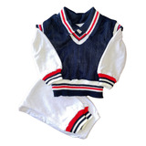 Conjunto Pagã Bebê Menino Suéter Linha Maternidade Enxoval