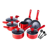 Conjunto Panela Indução Cerâmico Fogão Pratic Cook 10pç Mimo
