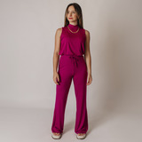 Conjunto Pantalona Feminina Confort Calça E Blusinha