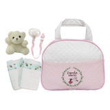 Conjunto Para Bebê Reborn Com 02 Fraldas E Chupeta Com Bolsa
