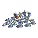 Conjunto Para Chá E Café Em Porcelana Real
