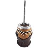 Conjunto Para Chimarrão Mate Tererê Tripé Couro Tradicional Zanline