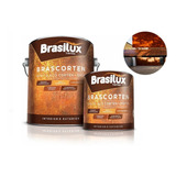 Conjunto Para Efeito Aço Corten Brasilux Base Efeito