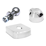 Conjunto Para Engate Reboque Tomada Capa Esfera 90mm