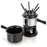 Conjunto Para Fondue Forma Lugano Duo 2 Em 1 Preto 13 Peças