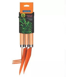 Conjunto Para Jardinagem Tramontina Cabo Madeira 3 Pçs