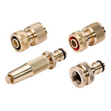 Conjunto Para Mangueira De Jardim Latão 4 Peças Collins
