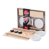 Conjunto Para Sushi Com 2 Pares De Hashi enrolador De Bambu