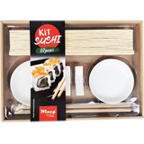 Conjunto Para Sushi Comida Japonesa Hashi Shoyu Com 7 Peças