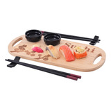 Conjunto Para Sushi E Comida Japonesa Kioto 7 Peças