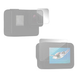 Conjunto Película Vidro Lente Tela Lcd Gopro Hero 8 Black