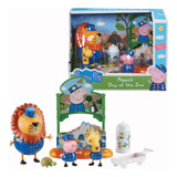Conjunto Peppa Pig No Zoológico Brinquedo Infantil Sunny